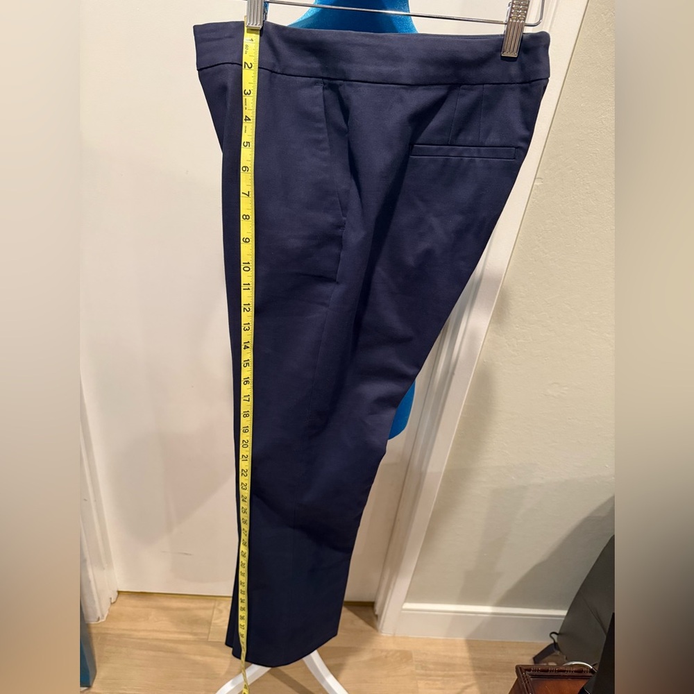 Boden Richmond Women’s Navy Flat Front Boot Cut Chino Pants